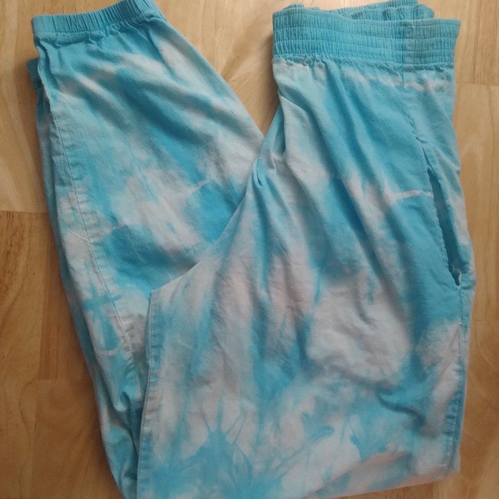 Vintage 90s Tie Dye Jam Sweat Pants Beach Trainers Workout Active